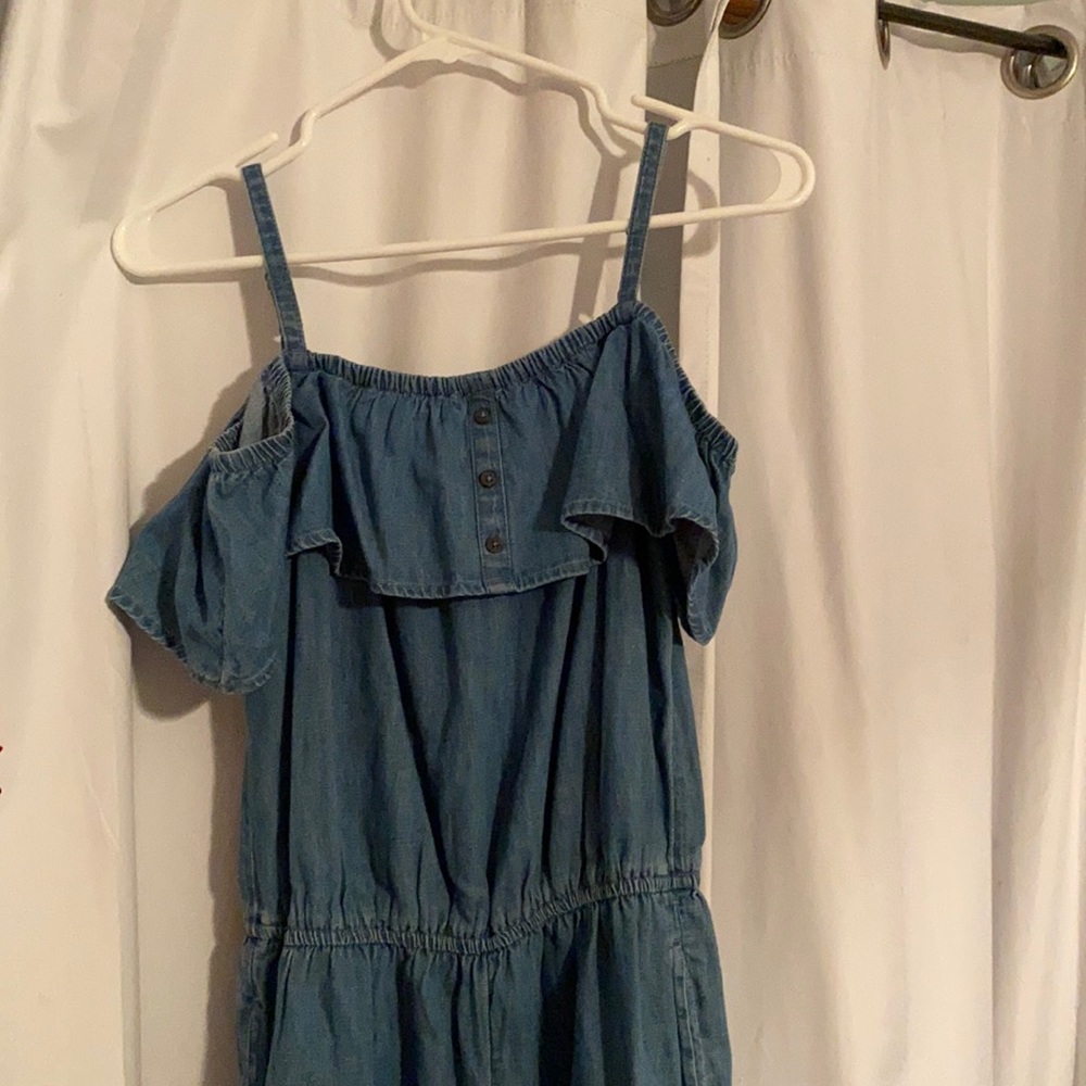 Abercrombie denim romper